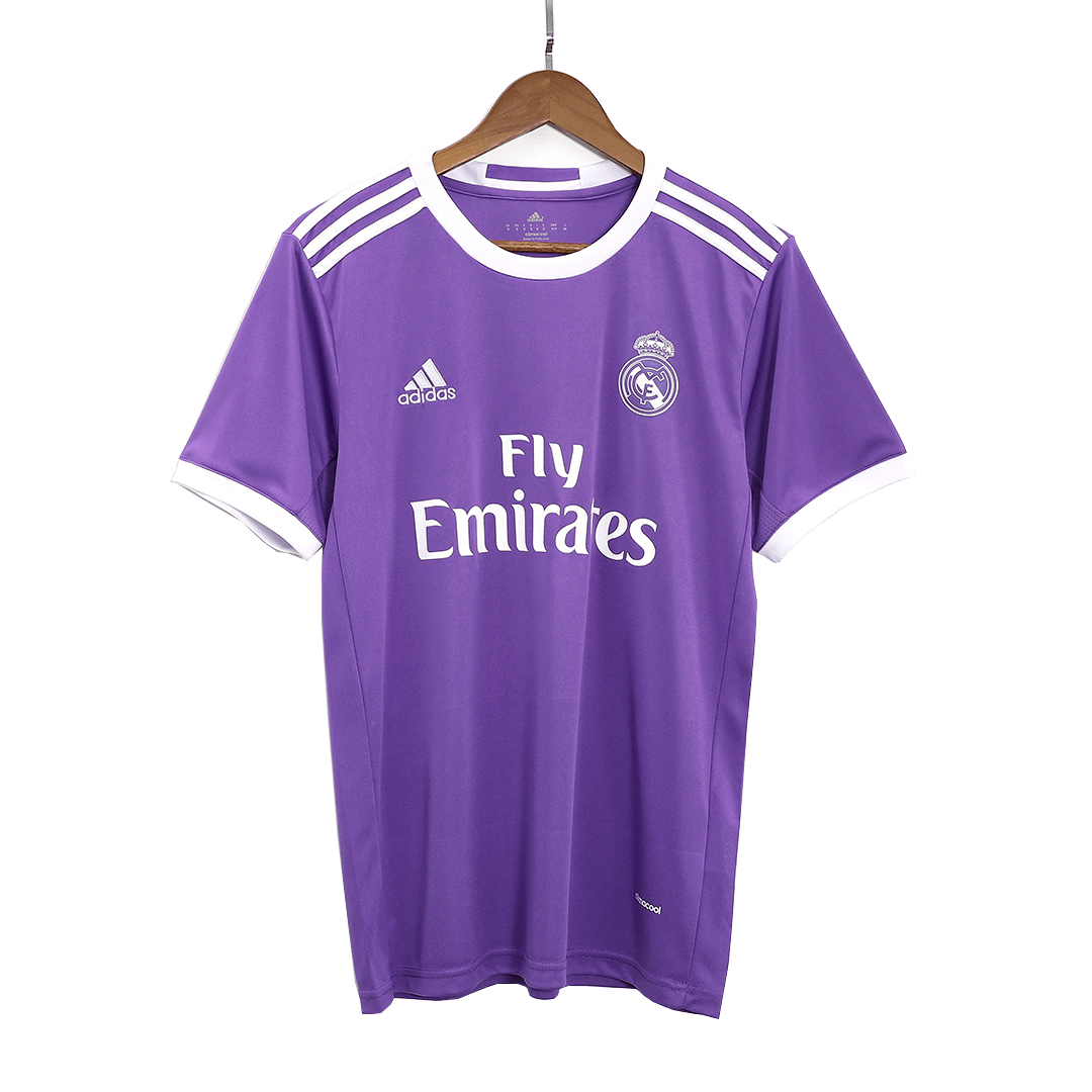 SERGIO RAMOS #4 Ρετρό φανέλα Ρεάλ Μαδρίτης Εκτός έδρας ποδοσφαιρική φανέλα 2016/17