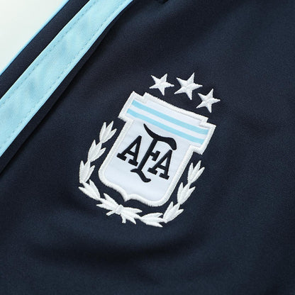 Argentina 1/4 Zip Tracksuit 2026 Kids Navy
