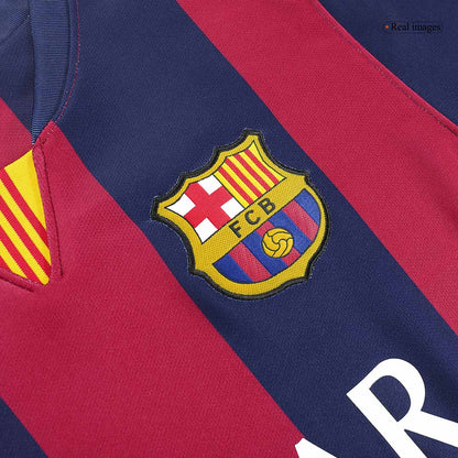 SUAREZ #9 Ρετρό φανέλα Barcelona για εντός έδρας ποδόσφαιρο 2014/15