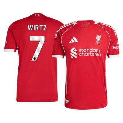 WIRTZ #7 Liverpool Αυθεντική Εντός Έδρας Φανέλα Ποδοσφαίρου 2025/26