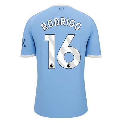 RODRIGO #16 Manchester City Home Soccer Jersey 2025/26
