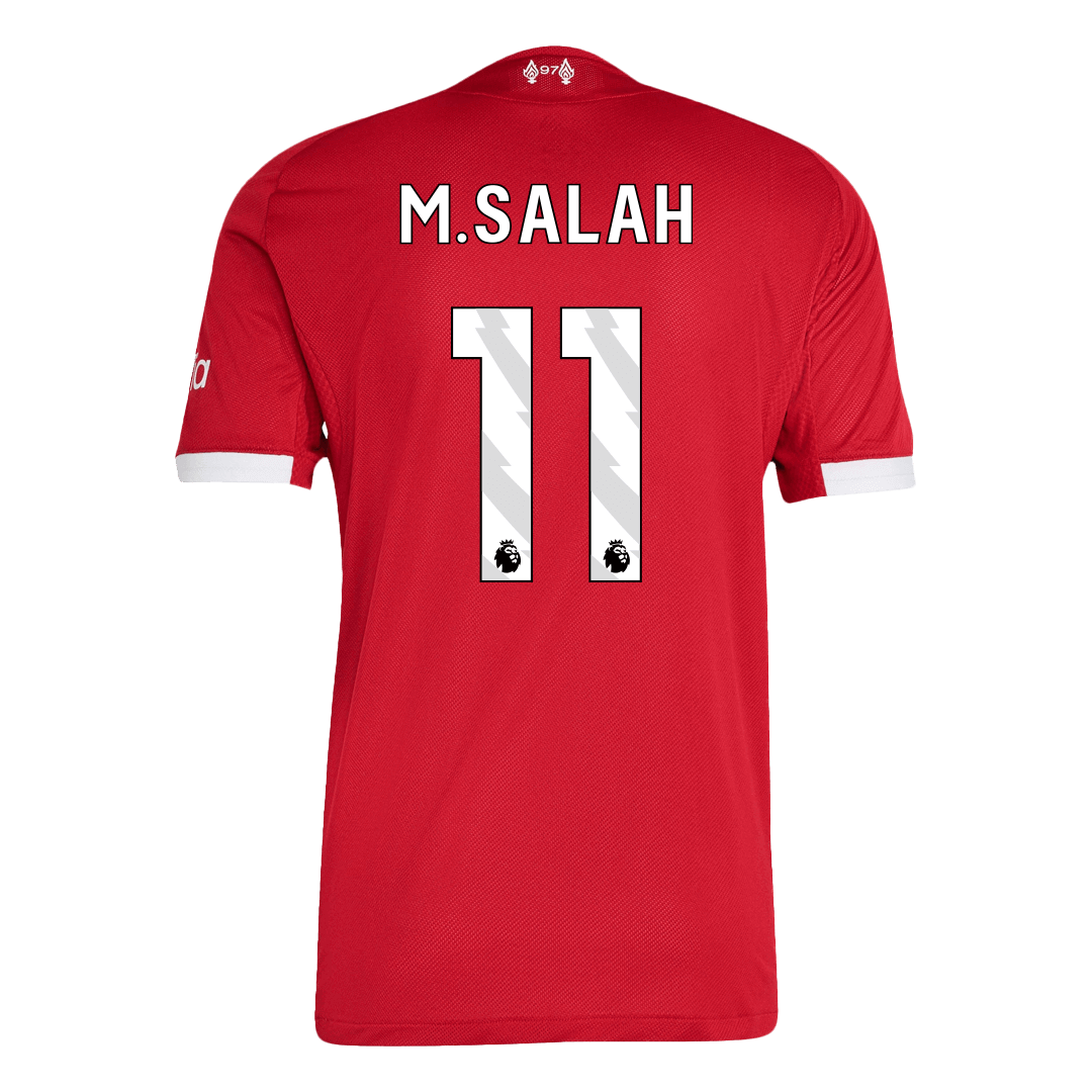 M.SALAH #11 Liverpool Αυθεντική Εντός Έδρας Ποδοσφαιρική Φανέλα 2025/26