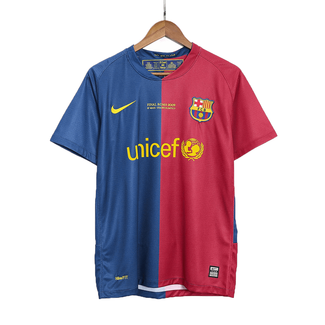 Ρετρό φανέλα Barcelona για εντός έδρας ποδόσφαιρο 2008/09 - UCL