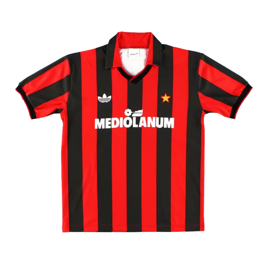 Μπανέλα AC Milan Retro Jersey στο σπίτι ποδοσφαίρου 1991/92