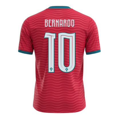 BERNARDO#10 Portugal Home Soccer Jersey World Cup 2026 Red