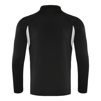 Real Madrid 1/4 Zip Tracksuit 2025/26 Kids Black