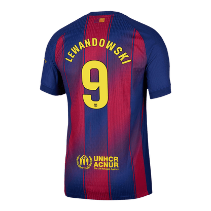 LEWANDOWSKI #9 Αυθεντική ποδοσφαιρική φανέλα της Barcelona για την εντός έδρας σεζόν 2025/26