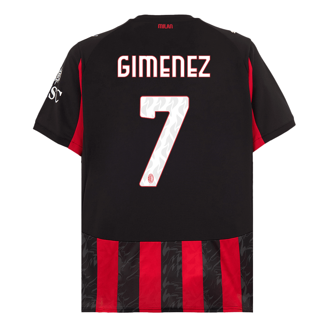 Μπανέλα ανδρών AC Milan GIMENEZ #7 εντός έδρας ποδοσφαίρου 2025/26