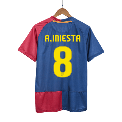 Μπαρτσελόνα Ρετρό φανέλα Εντός 2008/09 A.INIESTA #8