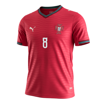 B.FERNANDES #8 Portugal Home Soccer Jersey World Cup 2026