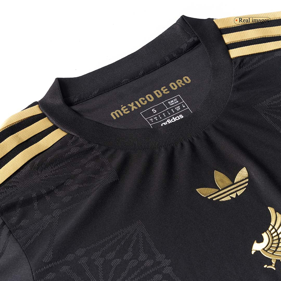Mexico Third Away Long Sleeve Authentic Jerseys Kit 2025 - Gold Cup