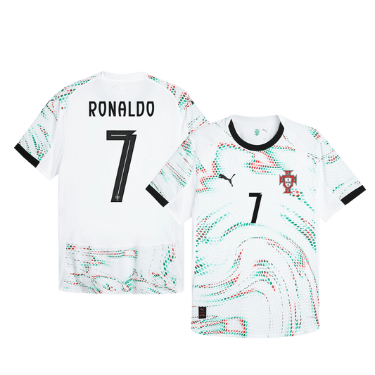 Αυθεντική φανέλα RONALDO #7 Soccer Jersey Portugal Away 2025