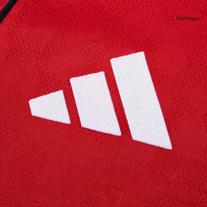 B.FERNANDES #8 Manchester United Home Authentic Soccer Jersey 2025/26