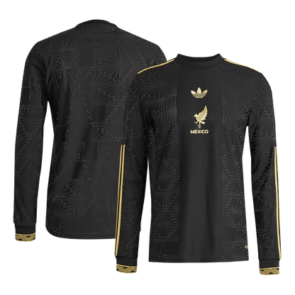 Authentic Mexico Long Sleeve Jersey - Gold Cup Third Away Football Shirt 2025