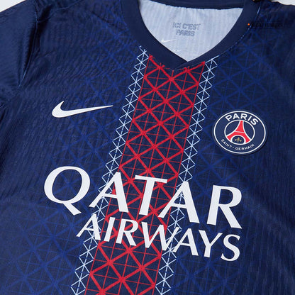 KVARATSKHELIA #7 PSG Αυθεντική Φανέλα Ποδοσφαίρου Εντός Έδρας 2025/26