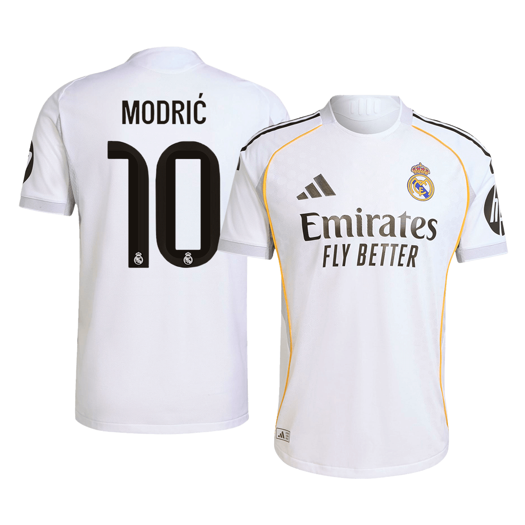 MODRIC #10 Αυθεντική φανέλα ποδοσφαίρου της Ρεάλ Μαδρίτης στο σπίτι 2025/26