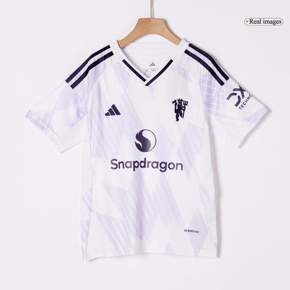 Manchester United Away Kids Soccer Jerseys Full Kit 2025/26