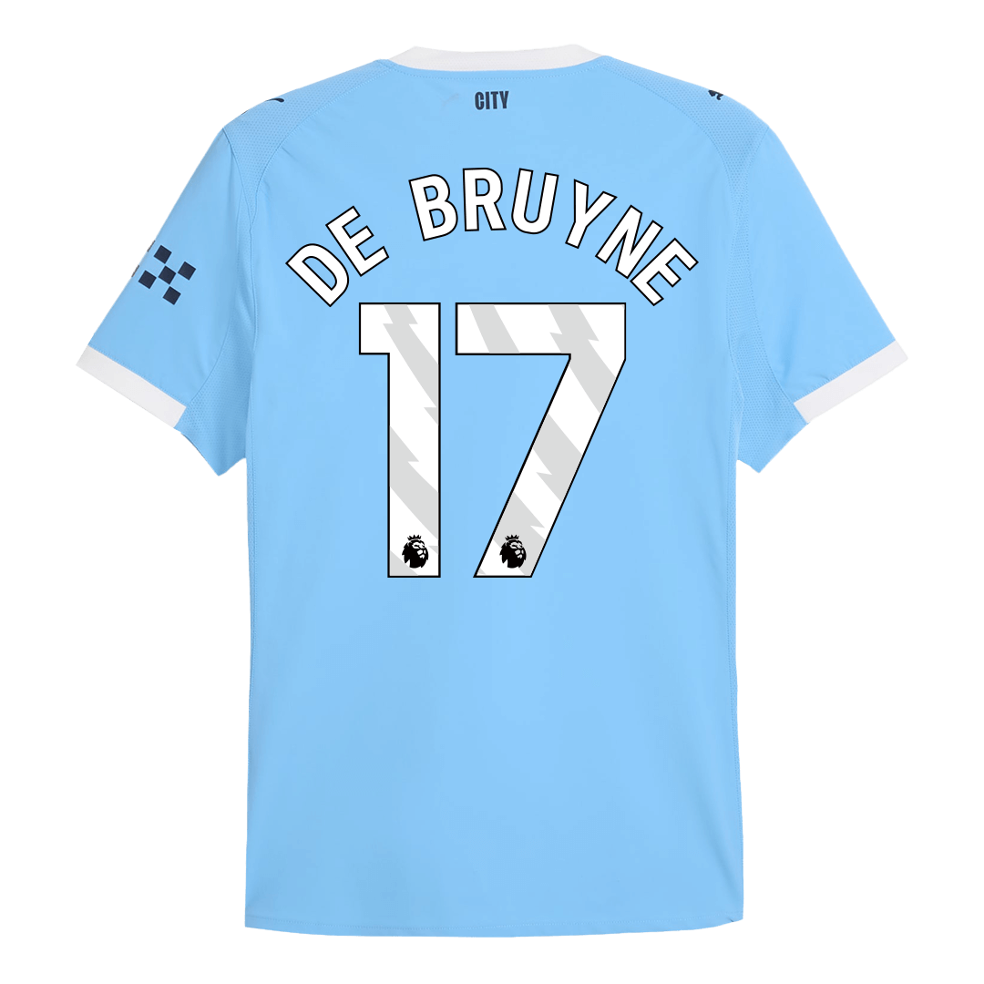 Μάντσεστερ Σίτι φανέλα Εντός 2025/26 DE BRUYNE #17 - Match Version