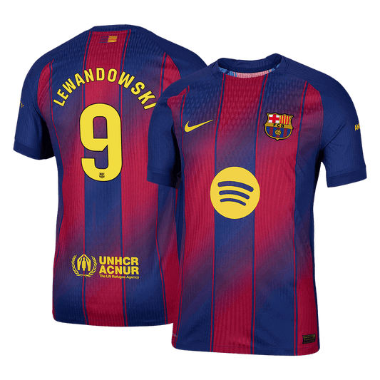 LEWANDOWSKI #9 Αυθεντική ποδοσφαιρική φανέλα της Barcelona για την εντός έδρας σεζόν 2025/26