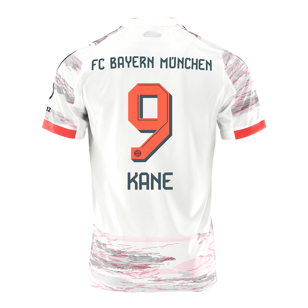 Φανέλα ποδοσφαίρου KANE #9 Bayern Munich εκτός έδρας 2025/26