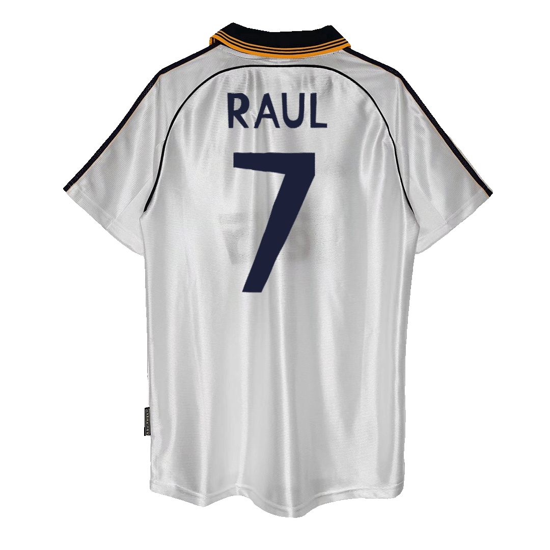 Ρεάλ Μαδρίτης Ρετρό φανέλα Εντός 1999/00 RAUL #7