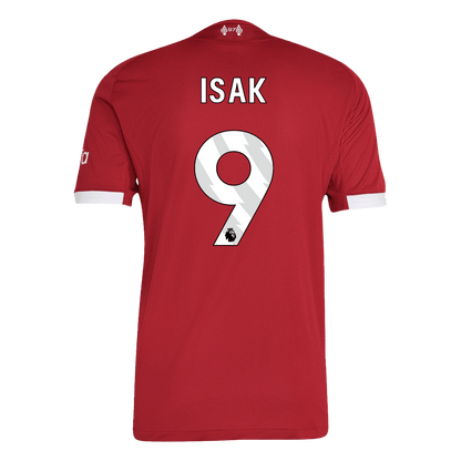 ISAK #9 Liverpool Home Authentic Soccer Jersey 2025/26