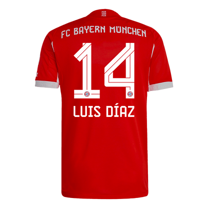 Μπάγερν Μονάχου φανέλα Εντός 2025/26 LUIS DÍAZ #14 - Match Version