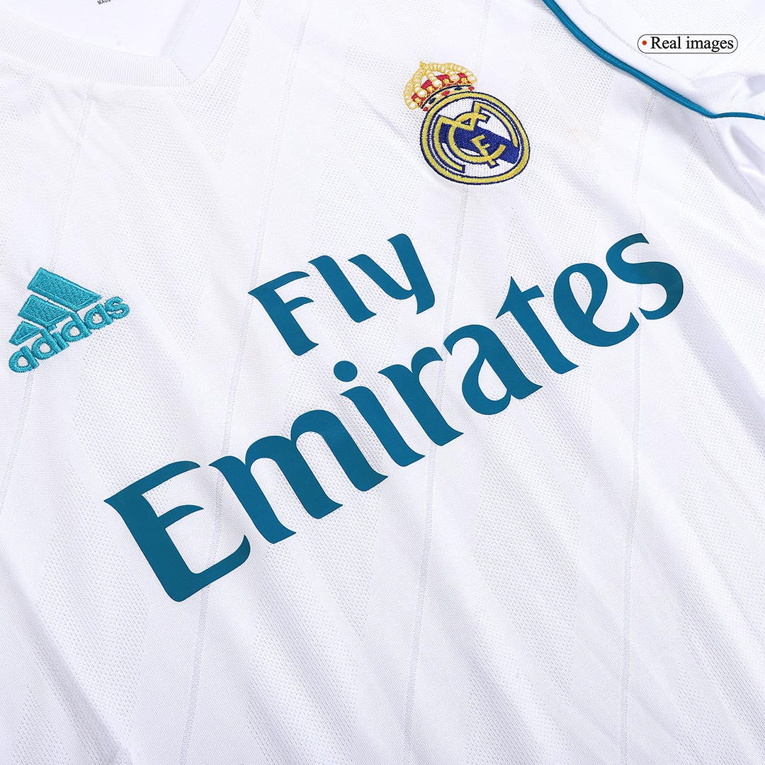 Real Madrid Retro Jersey Home Soccer Shirt 2017/18 