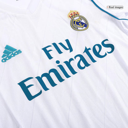 BENZEMA #9 Real Madrid Retro Jersey Home Soccer Shirt 2017/18