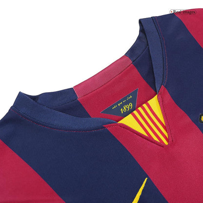Retro Jersey SUÁREZ #9 Barcelona Retro Jersey Home Soccer Shirt 2014/15