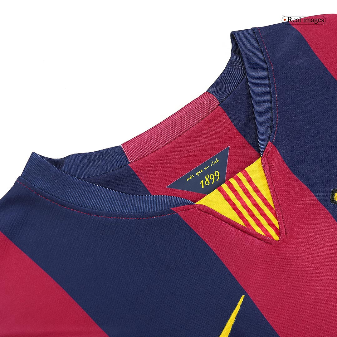 Μπαρτσελόνα Ρετρό φανέλα Εντός 2014/15 NEYMAR JR #11