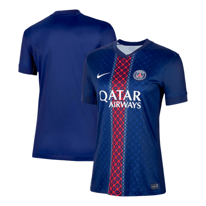 Γυναικεία ποδοσφαιρική φανέλα PSG εντός έδρας 25/26 μπλε σκούρο