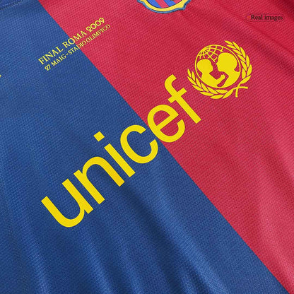 Ρετρό φανέλα Barcelona για εντός έδρας ποδόσφαιρο 2008/09 - UCL