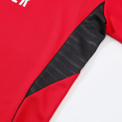 Arsenal 1/4 Zip Tracksuit 2025/26 Kids Red
