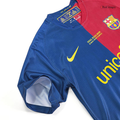 A.INIESTA #8 Μπλουζάκι ρετρό φανέλας ποδοσφαίρου Barcelona 2008/09
