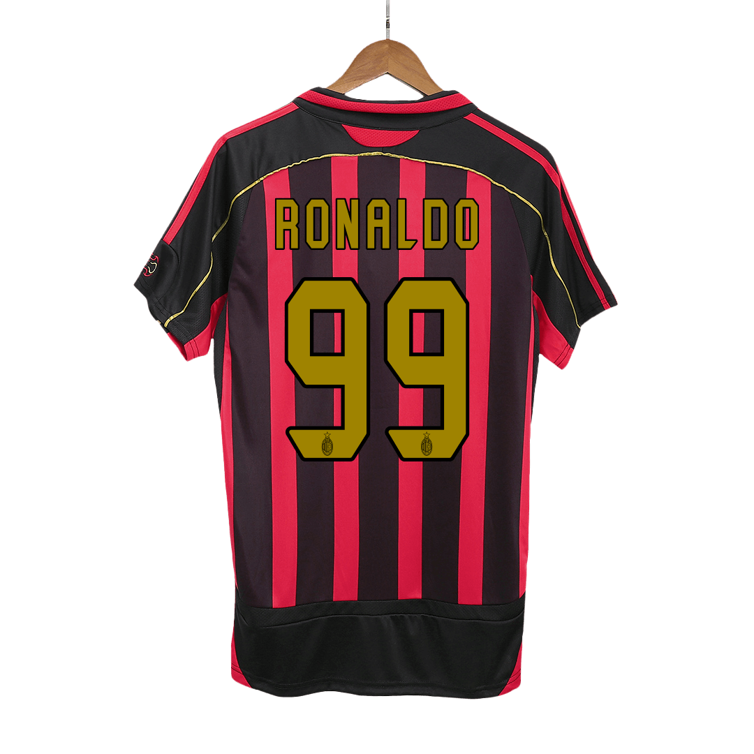 Μίλαν Ρετρό φανέλα Εντός 2006/07 RONALDO #99