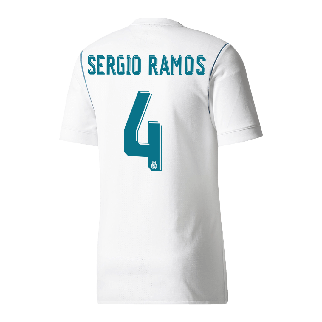 Ρεάλ Μαδρίτης Ρετρό φανέλα Εντός 2017/18 SERGIO RAMOS #4