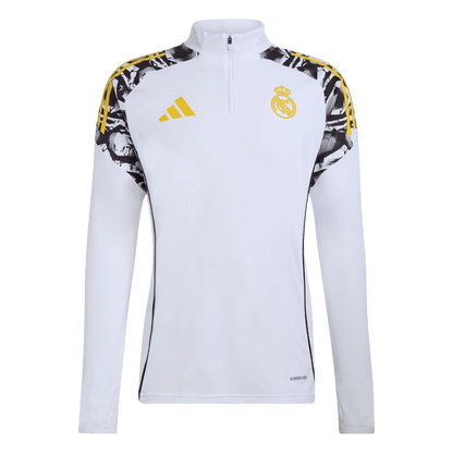 Kid's Real Madrid x MARVEL Zipper Sweatshirt Kit(Top+Pants) 25/26 White