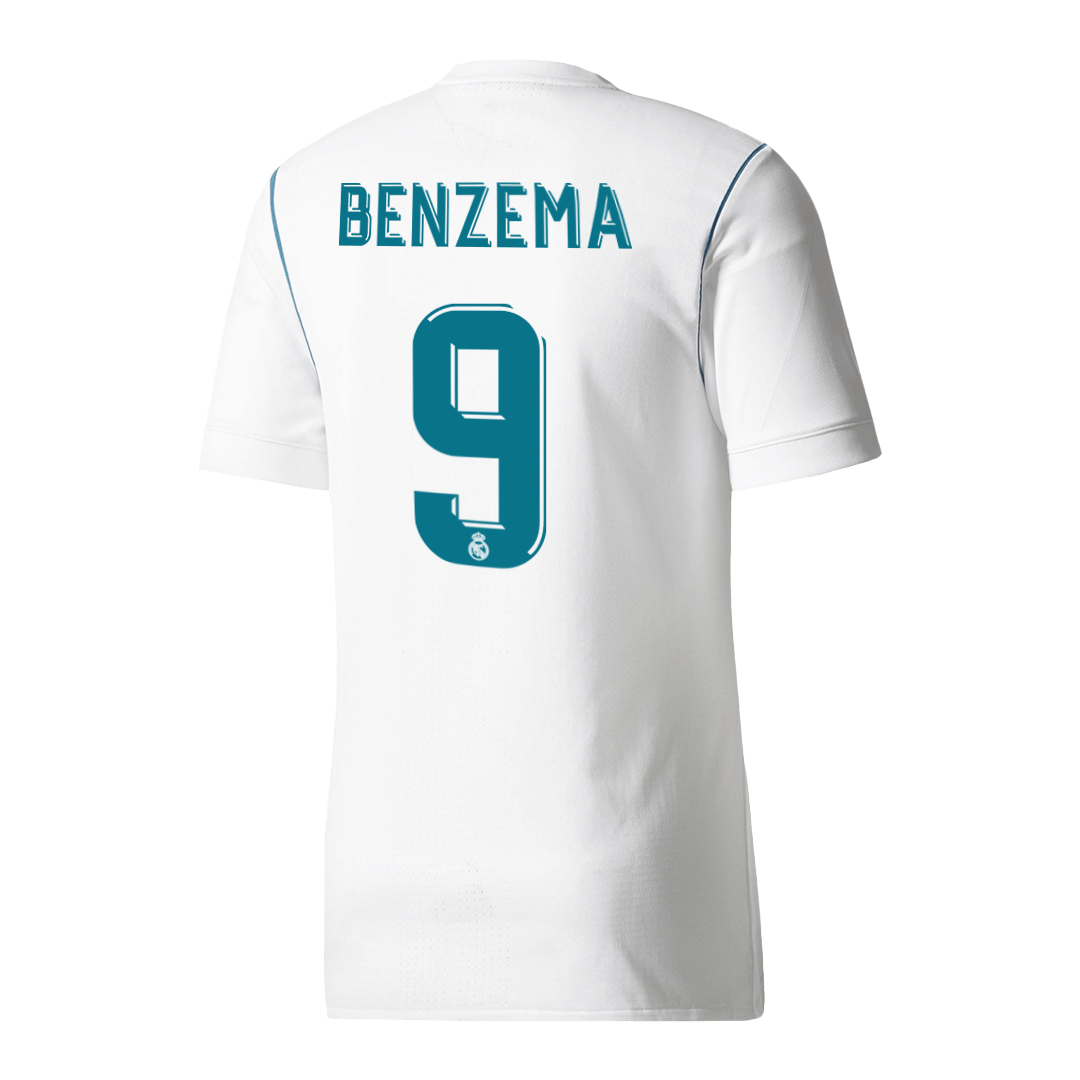 Ρεάλ Μαδρίτης Ρετρό φανέλα Εντός 2017/18 BENZEMA #9
