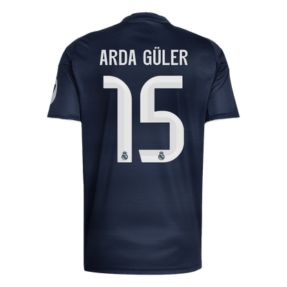 ARDA GÜLER #15 Real Madrid Away Soccer Jersey 2025/26