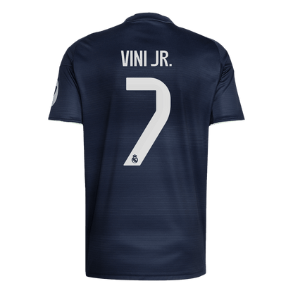 VINI JR. #7 Φανέλα εκτός έδρας ποδοσφαίρου Ρεάλ Μαδρίτης 2025/26