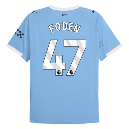 FODEN #47 Φανέλα ποδοσφαίρου Manchester City εντός έδρας 2025/26 Μπλε