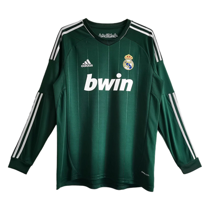 Real Madrid Retro Jersey Third Away Long Sleeve Soccer Shirt 2012/13