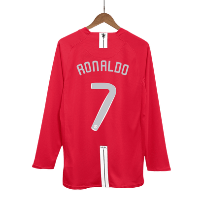 RONALDO #7 Μάντσεστερ Γιουνάιτεντ ρετρό φανέλα ποδοσφαίρου 2007/08