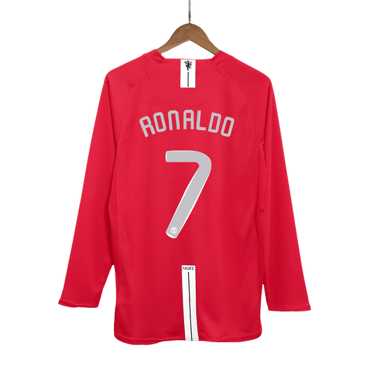 RONALDO #7 Μάντσεστερ Γιουνάιτεντ ρετρό φανέλα ποδοσφαίρου 2007/08