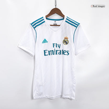 BENZEMA #9 Real Madrid Retro Jersey Home Soccer Shirt 2017/18