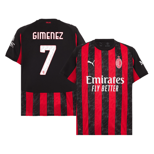 Μπανέλα ανδρών AC Milan GIMENEZ #7 εντός έδρας ποδοσφαίρου 2025/26