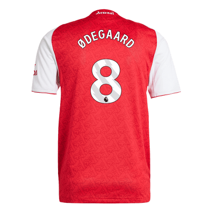 ØDEGAARD #8 Αυθεντική φανέλα εντός έδρας ποδοσφαίρου Arsenal 2025/26 Κόκκινο