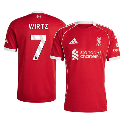 WIRTZ #7 Liverpool Εντός Έδρας Φανέλα Ποδοσφαίρου 2025/26