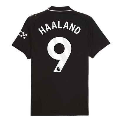 HAALAND #9 Manchester City Away Authentic Soccer Jersey 2025/26